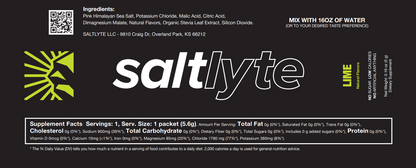 Lime Salt + Electrolytes (30 Pack Pouch)